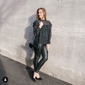 BCBG Black Clutch w/Gold Chain